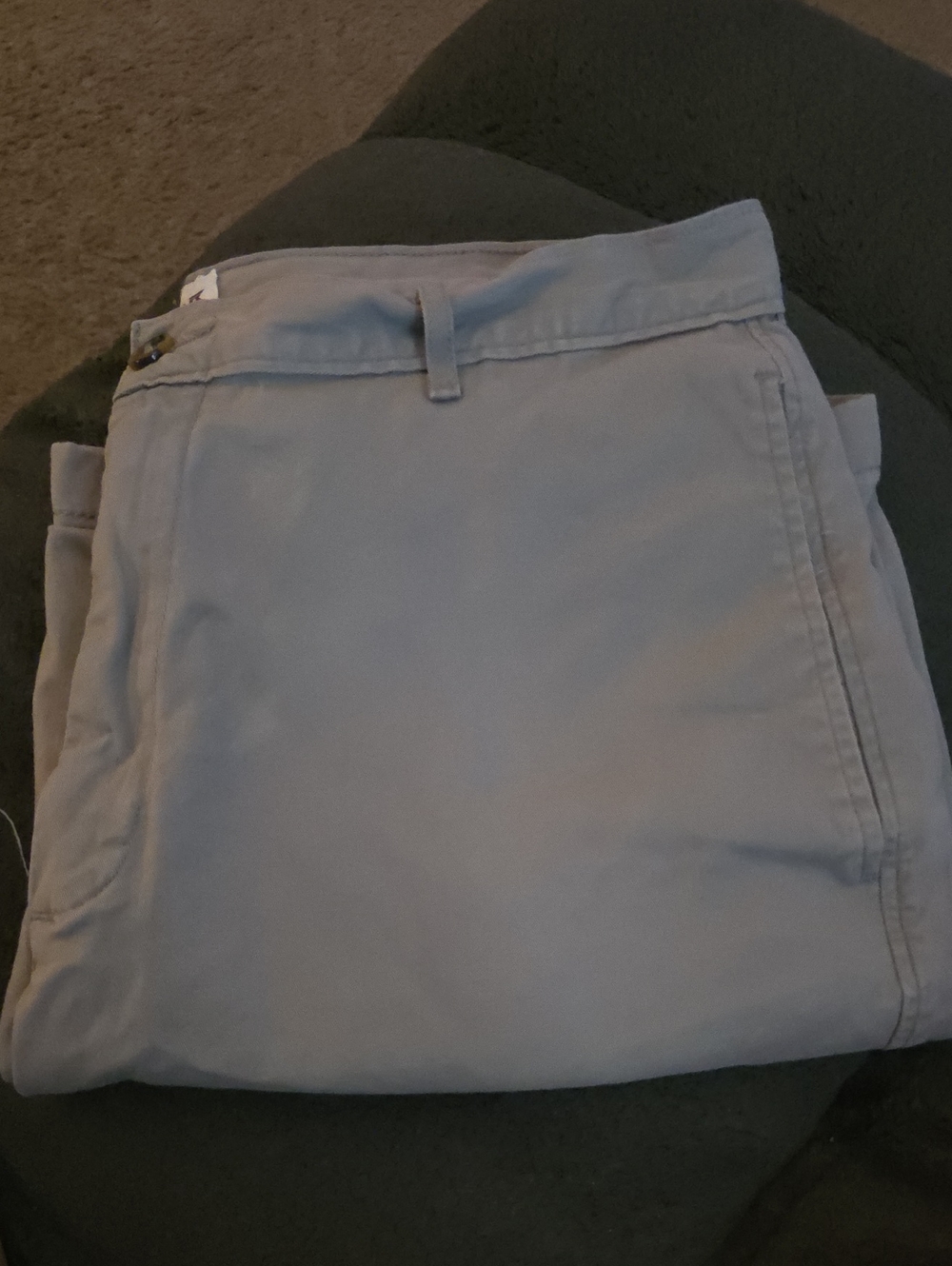 Saddlebred Men's Light Gray Chino Pants